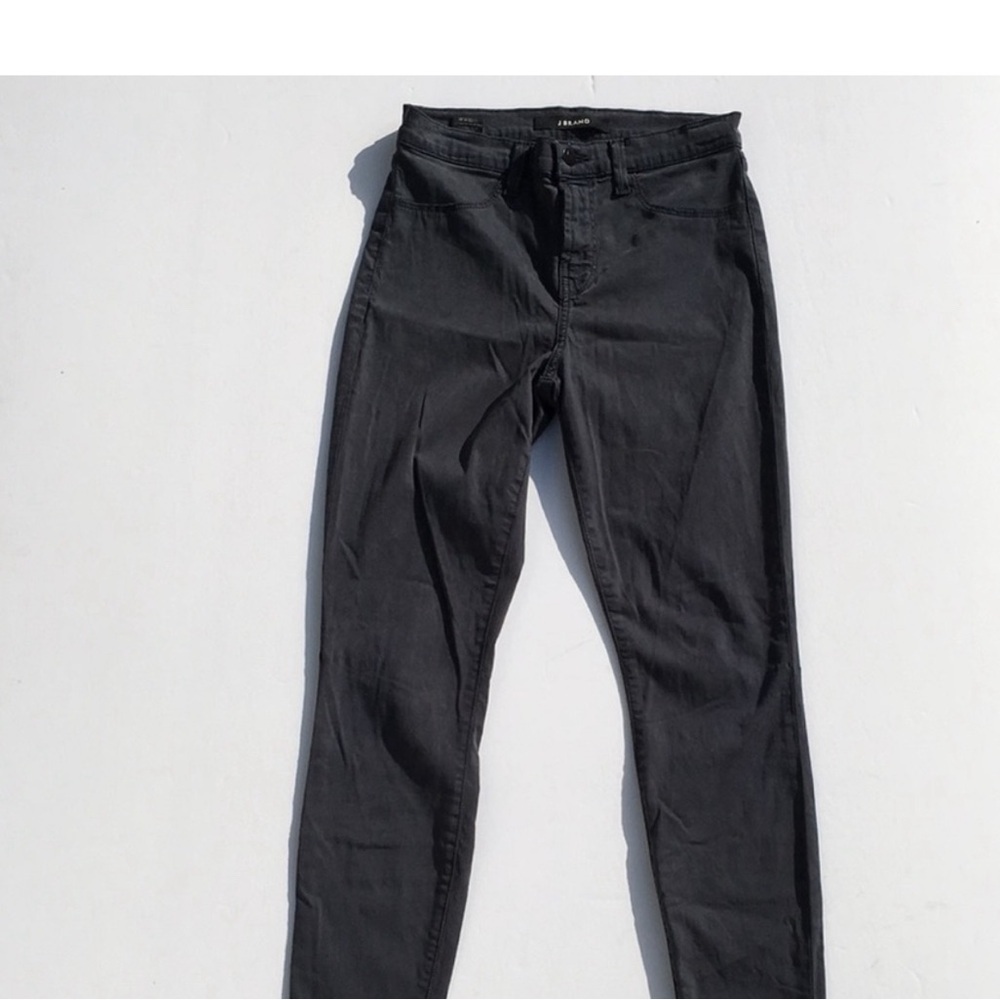J Brand Maria High Rise Skinny Jeans Charcoal Grey Size 27 - Picture 4 of 6